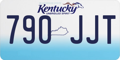 KY license plate 790JJT