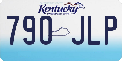KY license plate 790JLP