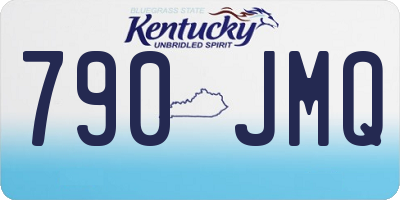 KY license plate 790JMQ