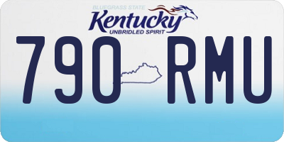 KY license plate 790RMU