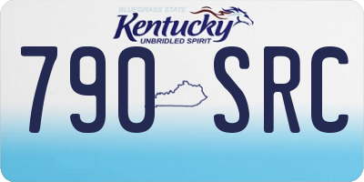 KY license plate 790SRC