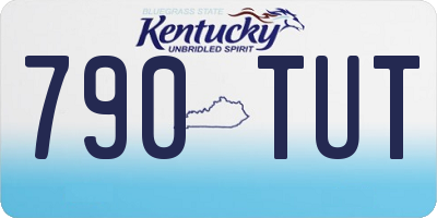 KY license plate 790TUT