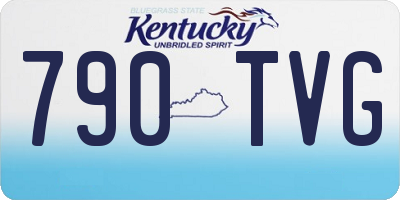 KY license plate 790TVG