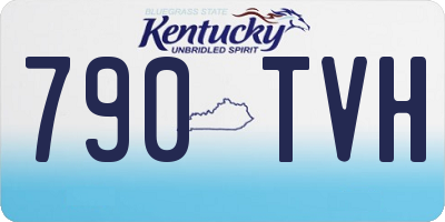 KY license plate 790TVH