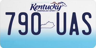 KY license plate 790UAS