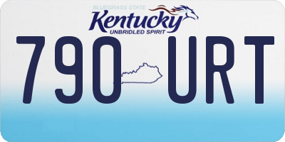 KY license plate 790URT