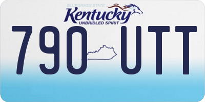 KY license plate 790UTT