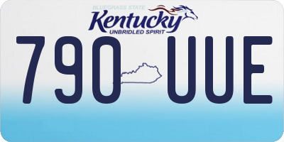 KY license plate 790UUE