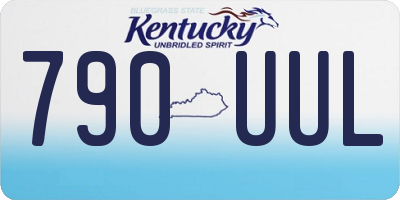 KY license plate 790UUL