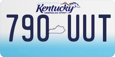 KY license plate 790UUT