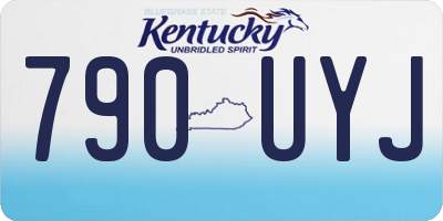 KY license plate 790UYJ