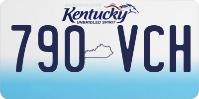 KY license plate 790VCH