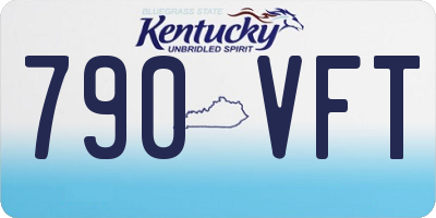 KY license plate 790VFT