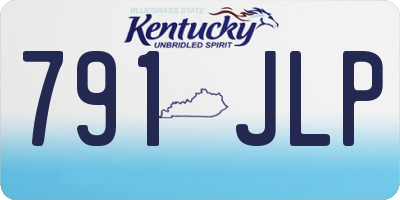 KY license plate 791JLP