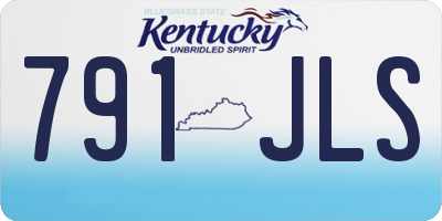 KY license plate 791JLS