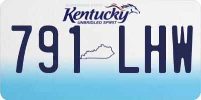KY license plate 791LHW