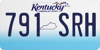 KY license plate 791SRH