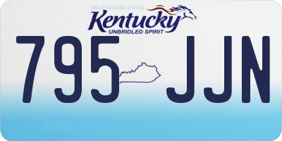 KY license plate 795JJN