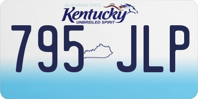 KY license plate 795JLP
