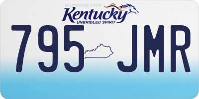 KY license plate 795JMR