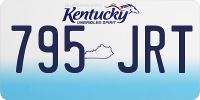 KY license plate 795JRT