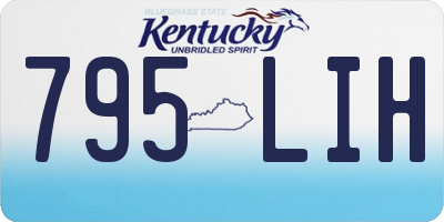 KY license plate 795LIH