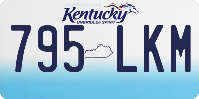 KY license plate 795LKM
