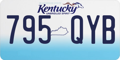 KY license plate 795QYB