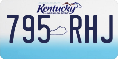 KY license plate 795RHJ