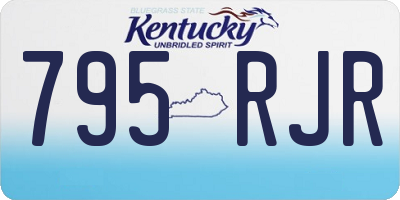 KY license plate 795RJR