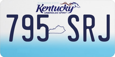KY license plate 795SRJ