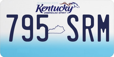 KY license plate 795SRM
