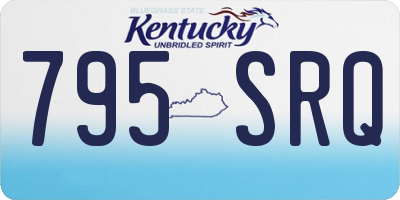 KY license plate 795SRQ