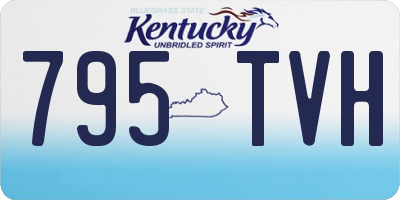 KY license plate 795TVH