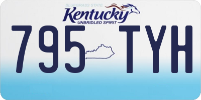KY license plate 795TYH