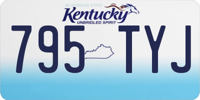 KY license plate 795TYJ