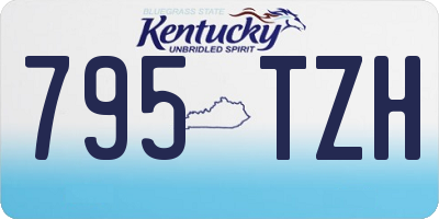 KY license plate 795TZH