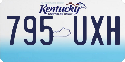 KY license plate 795UXH