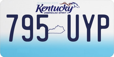 KY license plate 795UYP