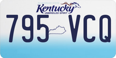 KY license plate 795VCQ