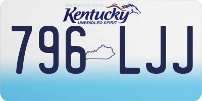 KY license plate 796LJJ