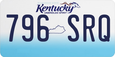 KY license plate 796SRQ