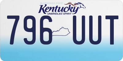 KY license plate 796UUT
