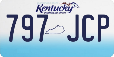 KY license plate 797JCP