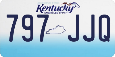 KY license plate 797JJQ