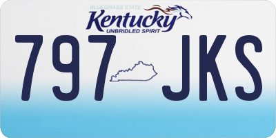 KY license plate 797JKS