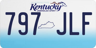 KY license plate 797JLF