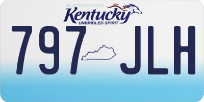 KY license plate 797JLH