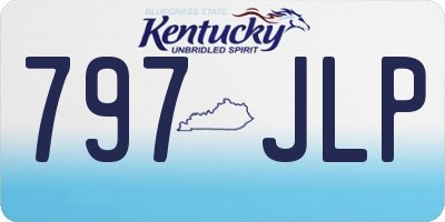 KY license plate 797JLP