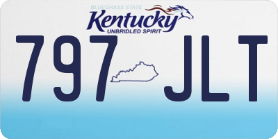 KY license plate 797JLT